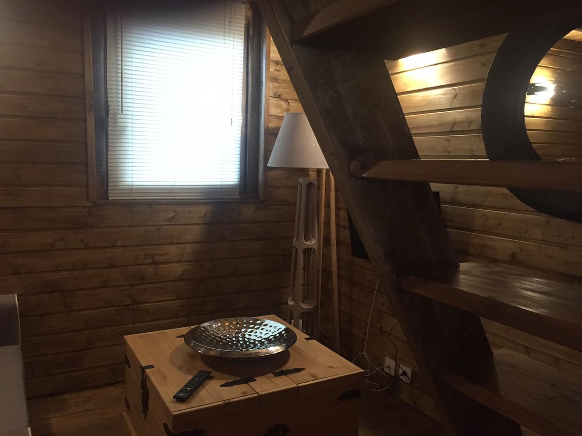 Gites Les Chalets Vezzani Spa Exterior foto